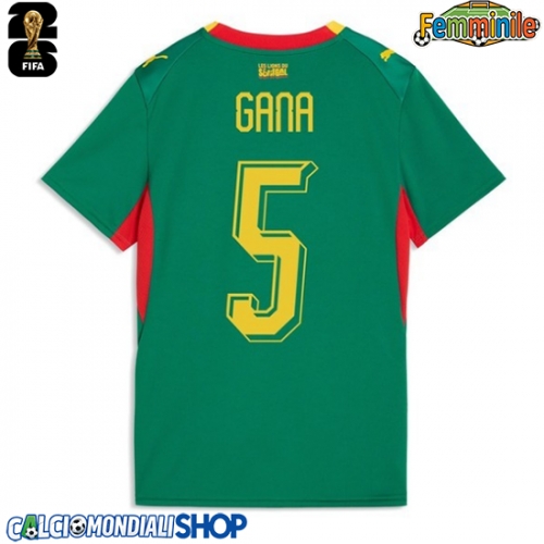 Maglie da calcio Senegal Idrissa Gueye #5 Seconda Maglia Femminile Mondiali 2026  Manica Corta